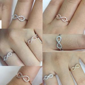 (size Us 7)perfect Infinite / Infinity Ring In..